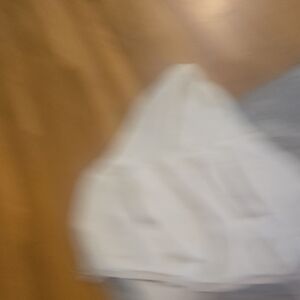 H&M White and Gray Garment